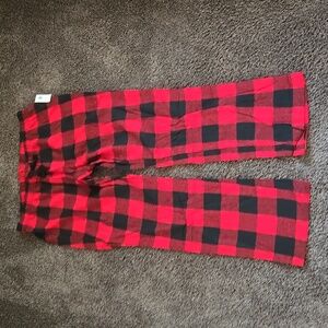 NEW Old Navy Red Black Plaid Pajama Pants L